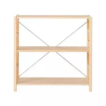 MUJI стеллаж из сосны, маленький, ширина 86 см x глубина 39,5 см x высота 83 см 61182278