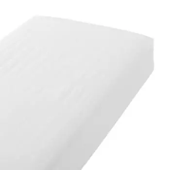 MUJI стираная простыня на резинке S цвет белый с оттенком 84232855