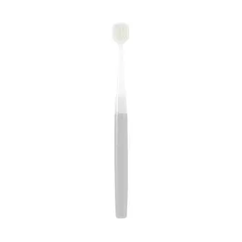 MUJI Toothbrush with replaceable head Wide head Gray Total length 184 mm Soft OAM20A3S