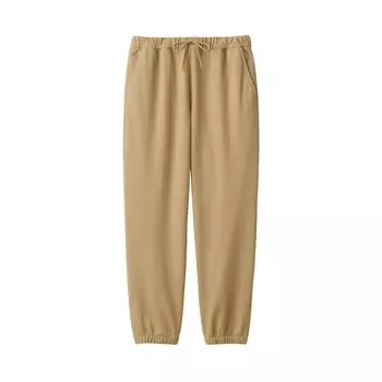 MUJI трикотажные джинсовые штаны-джоггеры AE0X6A4S темно-бежевый S мужские мужские мужские