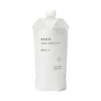 MUJI Увлажняющее мыло для тела для чувствительной кожи, жидкое, 340 мл 83451547 (Пополнение)