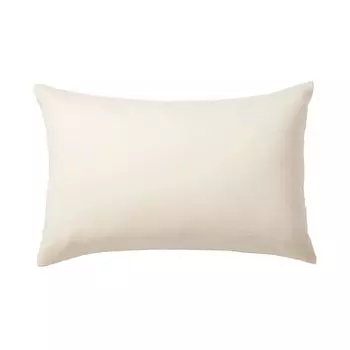 MUJI Warm Cotton Pillow Cover Light Beige x Pink 50 x 70cm 83413002