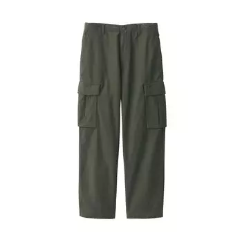 MUJI Washed Easy Cargo Pants AE0Y8A4A Темно-зеленый XXL Мужские Мужские Мужские темно-зеленого