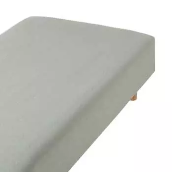 MUJI Washed Fitted Sheet S Green 84232909