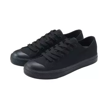 MUJI Water Repellent Sneakers EDC01A4A Black Pattern cm Women s Anti-Fatigue Women s 23.5