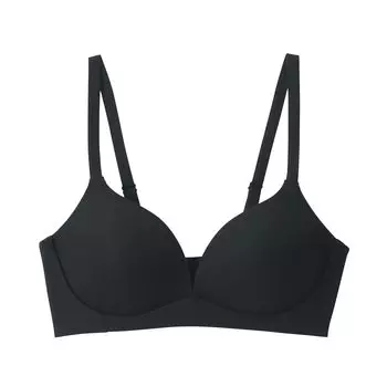MUJI Wireless Mold Bra Without Hooks FCH14A4S Black S Женский Женский Женский чёрный