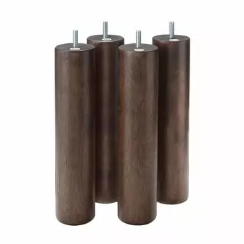 MUJI Wooden Legs, 26cm/Brown (M8) Set of 4 02528041