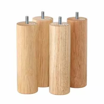 MUJI Wooden Legs Set of 4 02528355 20cm/Natural (M8)