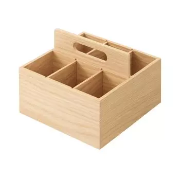MUJI Wooden Tool Box Width x Depth x Height 44310236 Approx. 16.8 16.8 12.6