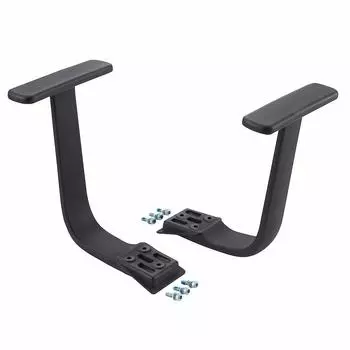 MUJI Working Wide Back and Seat Armrest Set of 02850722 Chair, (Set 2)