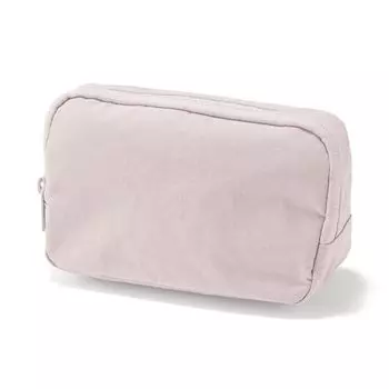 MUJI Wrinkle Nylon Wide Open Pouch Pink L 18 x x 7 cm 84475849 - Approx. 11.5 розовый