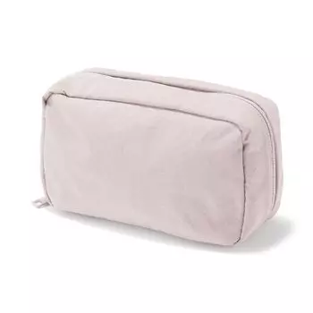 MUJI Wrinkle Nylon Wide Opening Pouch Pink M 15 x 9 x cm 84475818 - Approx. 4.5 розовый