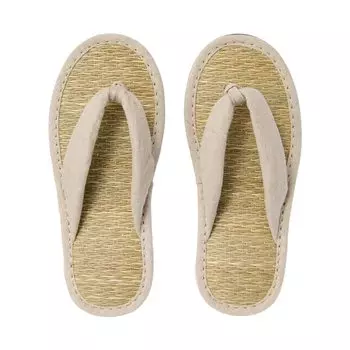 MUJI XL Slippers, Natural,