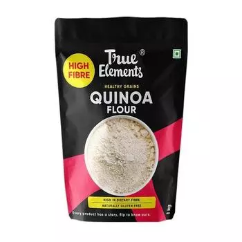 Мука киноа True Elements 1 кг | Мука киноа | Без глютена | Богата пищевыми волокнами | Белки и витамины | Улучшает здоровье кишечника | Белки и витамины