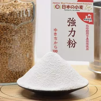 Мука сильная отечественная 20 кг Произведено в префектуре Аомори Японская пшеница из Юкичи Односортная отечественная пшеница Мука сильная отечественная пшеница