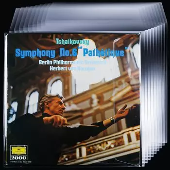 Mukjipa LP защитный чехол LP пластинка бумажный пакет перфорированный открытый крафт-бумага EP защитный бумажный пакет набор наклеек с буквами и цифрами ПВХ 10/с