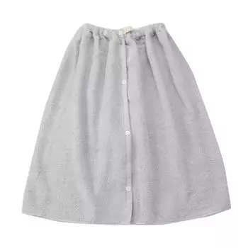 Muko Towel Organic Wrap Towel for Children 56 x 120cm Made in Japan Senshu Towel Medium Thick Light Gray светло-серый