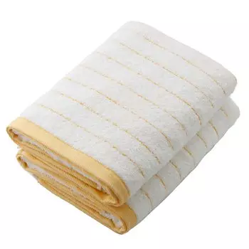 Muko Towel Pin Border Bath Slightly Made in Water Набор из 2 одинаковых оранжевых полотенец, тонкие, Япония, впитывающие, 100% хлопок, цвета,