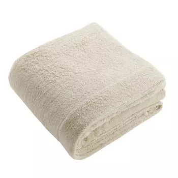 Muko Towel Полотенце Single 136 x 190 Senshu Made in 1 Бежевое одеяло, (приблизительно. см), Плотное, Удобное, Пушистое, 100% Хлопок, Полотенце, Япония, Можно стирать, бежевый