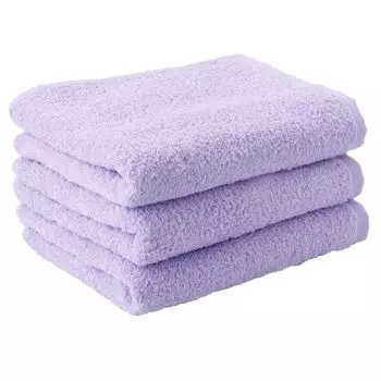Mukotowel Plus Лицо Сэнсю Сделано в Наборе Лавандовых Полотенец, Средний Вес, Полотенце, Япония, 100% Хлопок, 3,