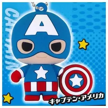 Мул Marvel Avengers Captain Gacha Gacha Capsule Toy Fig. [1. Америка] (один предмет)