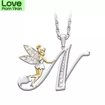 Мультфильм 26 Английский алфавит свитер цепь мода бриллиантовый кулон ювелирные изделия Jewelr ожерелье европейские и американские персональные