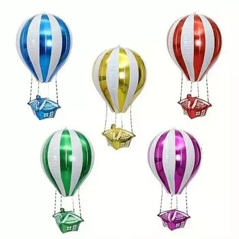 Мультфильм 4D Воздушный шар Утолщенный декоративный воздушный шар для вечеринки Детские игрушки Алюминиевая пленка Воздушный шар на день рождения Blue-Style A