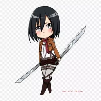 Мультфильм Акерман Армин Арлерт клипарт нашивки для одежды большие аниме нашивки теплопередача виниловые наклейки железные переводные картинки для одежды