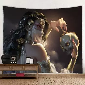 Мультфильм, Аниме, 3D Цифровая Печать, Гобелен, Гостиная, Украшение Спальни, Подвесная Ткань, Гобелен, Фоновая Ткань W150cmxL130cm