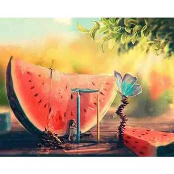 Мультфильм аниме детский автомобиль алмазная живопись Алмазная вышивка полная паста круглая вышивка крестиком картины для украшения дома Full Round 20X30CM