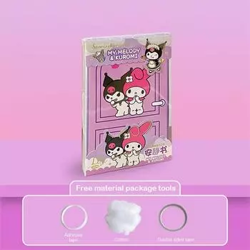 Мультфильм Аниме Каваи Наклейка Игры Тихая Книга Diy Материал Пакет Для Детей Подарок
