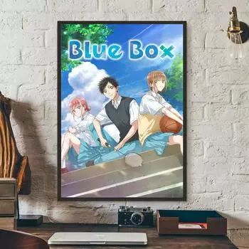 мультфильм Ao no Hako синяя коробка Плакат HD искусство липкая стена водонепроницаемый дом гостиная спальня бар эстетическое украшение 21cm30cm NoFrame