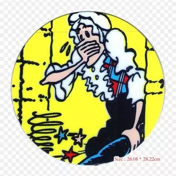 Мультфильм Арабелла Потт Утюг на термопереносе Печать Виниловые нашивки Наклейка для одежды Аппликации своими руками Моющиеся нашивки