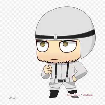 Мультфильм «Атака Титанов» для средней школы, нашивки для одежды, большие аниме-нашивки, теплопередающая виниловая наклейка, железные переводные картинки для одежды