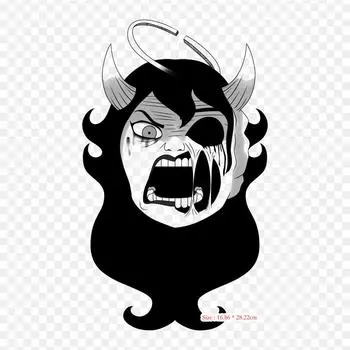 Мультфильм «Бенди и чернильная машина», художественная термопечать, виниловые нашивки, наклейки для одежды, аппликации «сделай сам», моющиеся нашивки