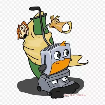 Мультфильм Blanky Iron on Heat Transfer Печать Виниловые патчи Наклейка для одежды DIY Аппликации Моющиеся пластыри