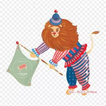 Мультфильм цирк графический дизайн термопереносная печать виниловые нашивки наклейки для одежды DIY аппликации моющиеся нашивки