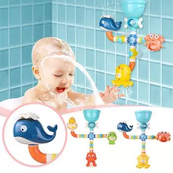 Мультфильм Детская Ванна Игрушка Ванная Комната Ванна Забавный Душ Распыление Воды Игрушки One Size