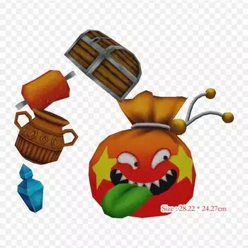 Мультфильм Dragon Quest Джокер Dragon Quest Караван Сердце Утюг на теплопередаче Печать Виниловые нашивки Наклейка для одежды DIY Аппликации Моющиеся нашивки