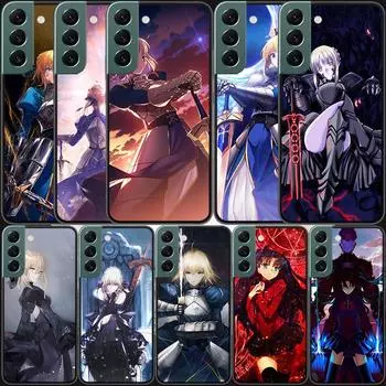 Мультфильм Fate Stay Night Saber телефон для Samsung Galaxy Note 20 Ultra 10 Lite 9 8 M11 M12 M21 M30S M31S M32 M51 M52 чехол J8 J6 J4 Samsung Note 8