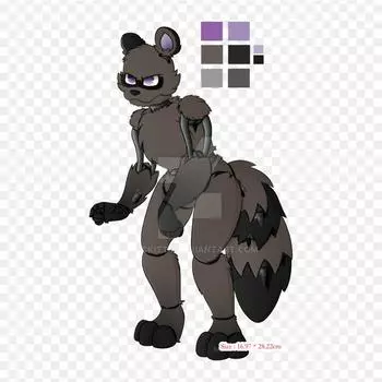 Мультфильм Five Nights At Freddy S 3 Енот Утюг на теплопередаче Печать Виниловые нашивки Наклейка для одежды DIY Аппликации Моющиеся нашивки