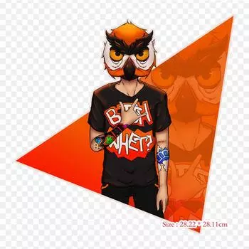 Мультфильм Gta V Online Grand Theft Auto V Grand Theft Au Утюг на теплопередаче Печать Виниловые нашивки Наклейка для одежды DIY Аппликации Моющиеся нашивки