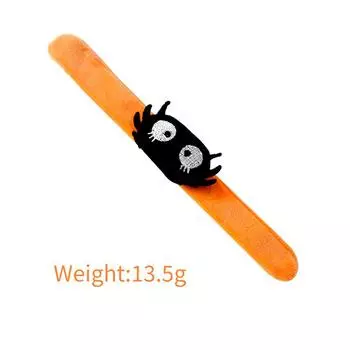 Мультфильм Хэллоуин пощечины браслеты фестиваль декор тыква паук напечатаны браслеты игрушка