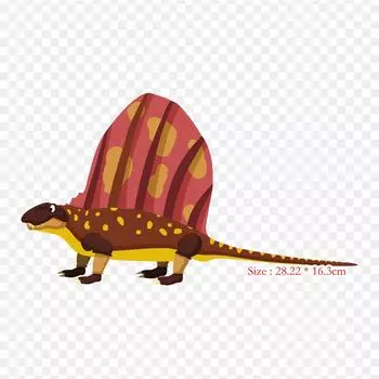 Мультфильм Herrerasaurus Tyrannosaurus Rex термопереносная печать виниловые нашивки наклейки для одежды DIY аппликации моющиеся нашивки