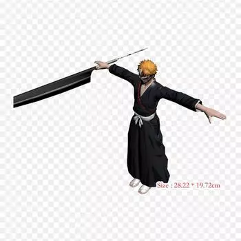 Мультфильм Ичиго Куросаки Кенпачи Зараки аниме Лрон на нашивки для сумки для одежды футболка термопереносные наклейки полосы аппликации