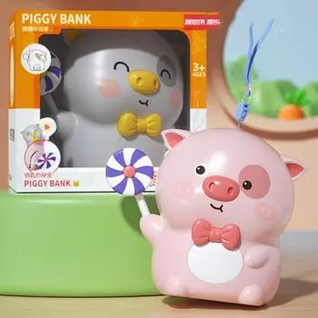 Мультфильм Экономия Денег Сбережения Танк Домашнее Украшение Свинья Кролик Копилка Копилка Монета A