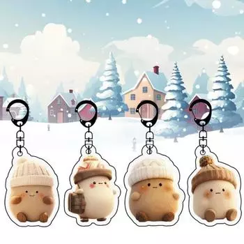 Мультфильм Южный Маленький Картофель Брелки Картофельные Подвески для Автомобиля Женский Леди Девушка G