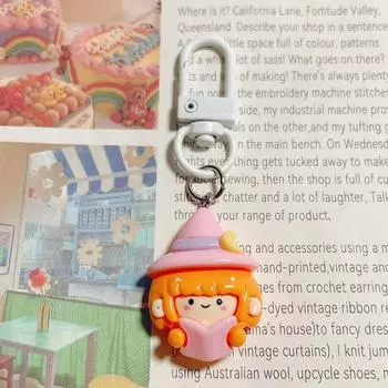 Мультфильм Kawaii Мини Хэллоуин брелок Призрачные фигурки Подвеска Брелок Изысканный Рюкзак Украшения Аксессуары Подарки