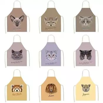 Мультфильм Кот Река Пульс Кухня Кухня Дамы Апрель Апрель Уборка в доме Антиапрель Апрель приготовления пищи Баваглино дома 47x38cm