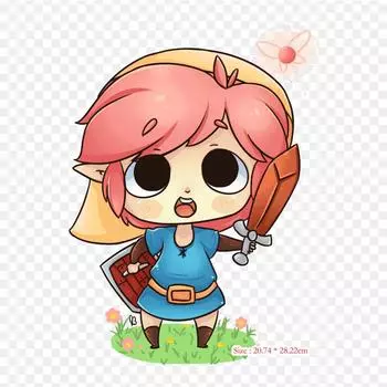 Мультфильм «Легенда о ссылке на прошлое» с термопереносной печатью, виниловые нашивки, наклейки для одежды, аппликации «сделай сам», моющиеся нашивки